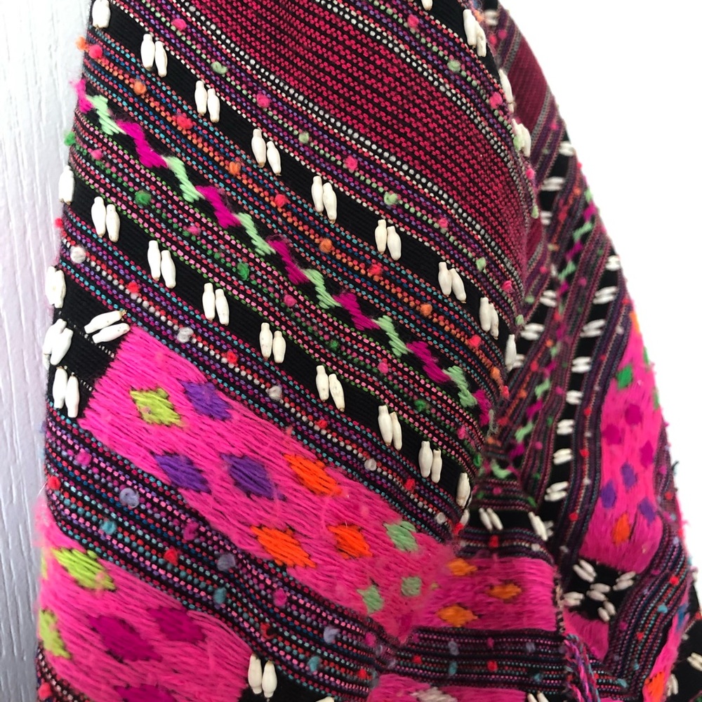 Large Slouchy Boho Tote Bag With Shell Details. - image 4